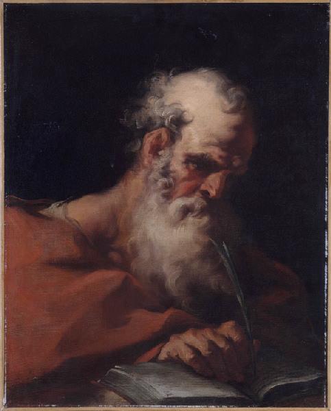 Apôtre écrivant, Giovanni Antonio Pellegrini, 4e quart 17e siècle, 1er quart 18e siècle