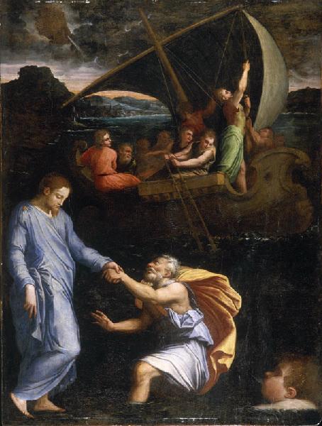 Saint Pierre marchant sur les eaux_0