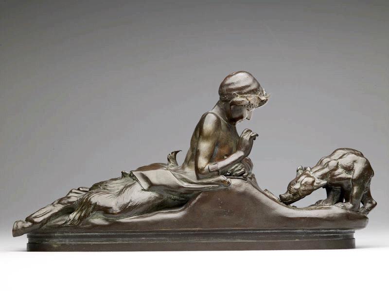 Pan et oursons, Emmanuel Fremiet, 1864