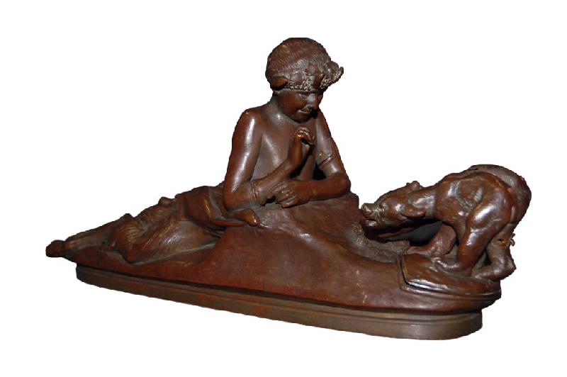 Pan et ours, Emmanuel Fremiet, 1864