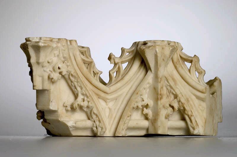 Tombeau de Jean sans Peur : Fragment de dais, Jean de La Huerta, 15e siècle