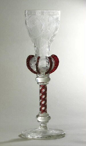 Verre (à pied), paire, élément d'ensemble_0