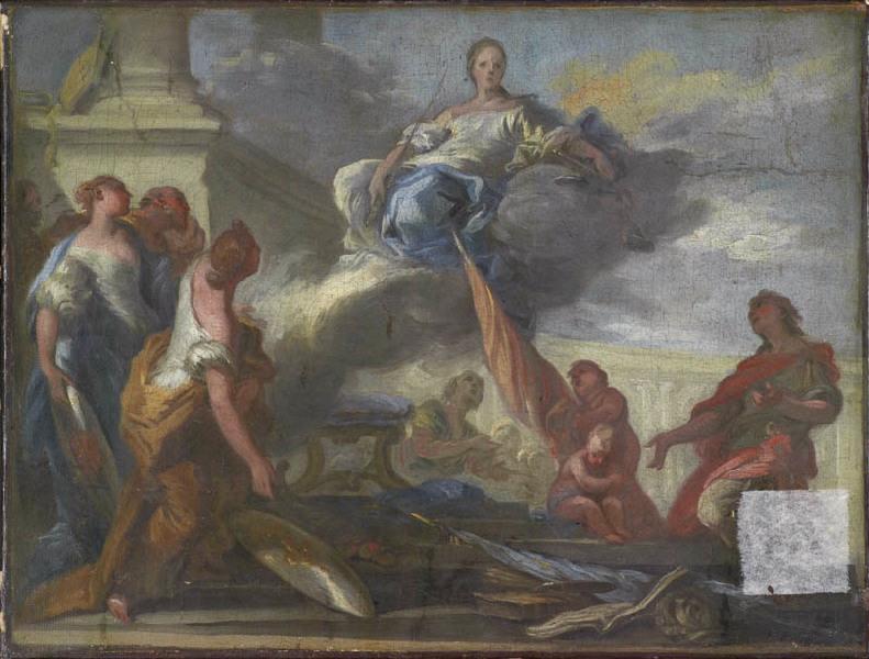 Scène allégorique, François Lemoyne, 1er quart 18e siècle