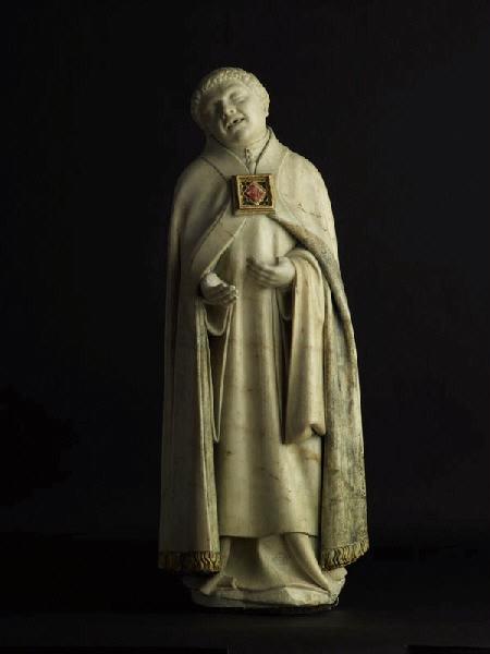 Tombeau de Philippe le Hardi : Pleurant n° 08 (chantre), Claus Sluter, 1404,1406,1410