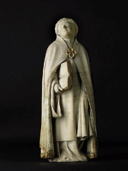 Tombeau de Philippe le Hardi : Pleurant n° 06 (chantre), Claus Sluter, 1404,1406,1410