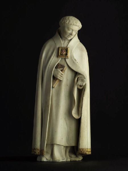 Tombeau de Philippe le Hardi : Pleurant n° 07 (chantre), Claus Sluter, 1404,1406,1410