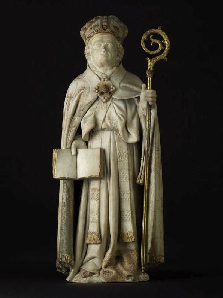 Tombeau de Philippe le Hardi : Pleurant n° 05 (évêque), Claus Sluter, 1404,1406,1410