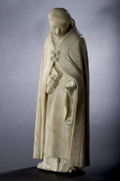 Tombeau de Jean sans Peur : Pleurant n° 47 (Chantre), Jean de La Huerta, 1443,1455,1466,1470