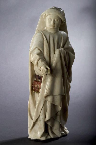 Tombeau de Jean sans Peur : Pleurant n° 58, Jean de La Huerta, 1443,1455,1466,1470