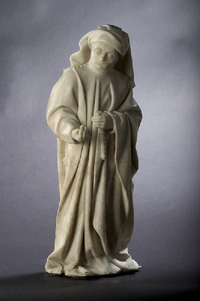 Tombeau de Jean sans Peur : Pleurant n° 62, Jean de La Huerta, 1443,1455,1466,1470