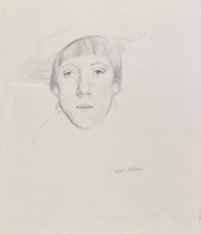 Etude d'après Portrait du comte de Surrey de Hans Holbein, André Tondu, 1947 (?)