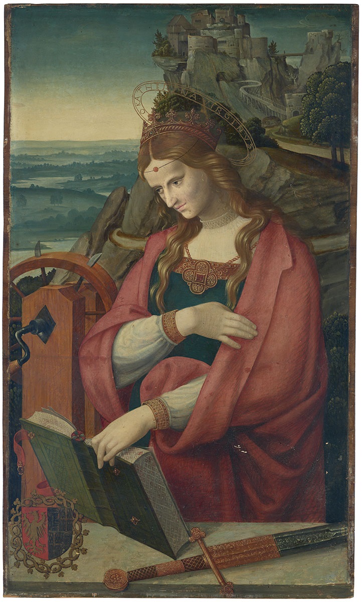 Sainte Catherine d'Alexandrie, Grégoire Guérard, 16e siècle