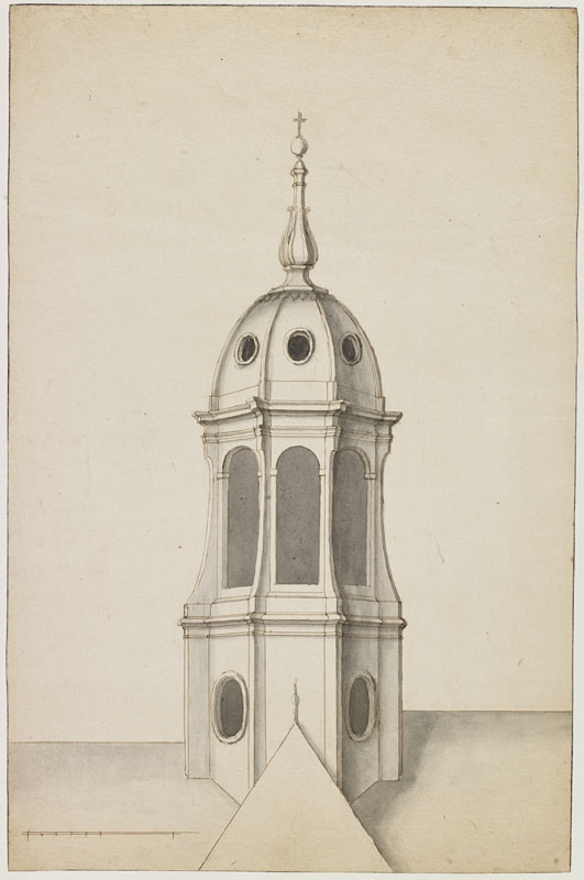 Lanternon de l'église Saint-Michel (Titre attribué) ; Lanternon de l'église Saint-Etienne de Dijon (?), Jean Dubois, 2e moitié 17e siècle
