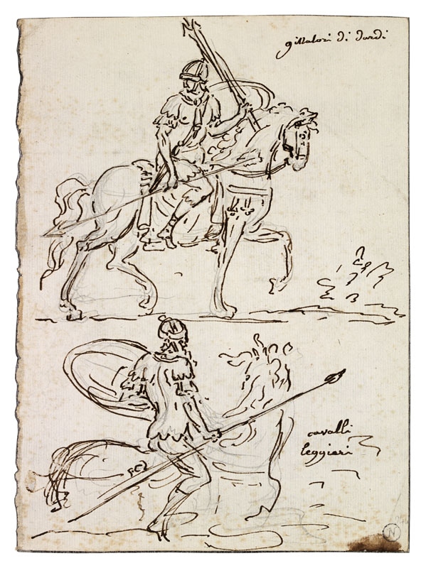 Soldats romains à cheval, d'après la colonne Trajane_0