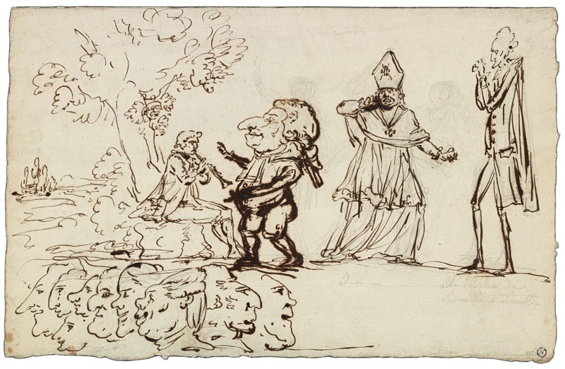 Caricature de la noblesse et du clergé_0