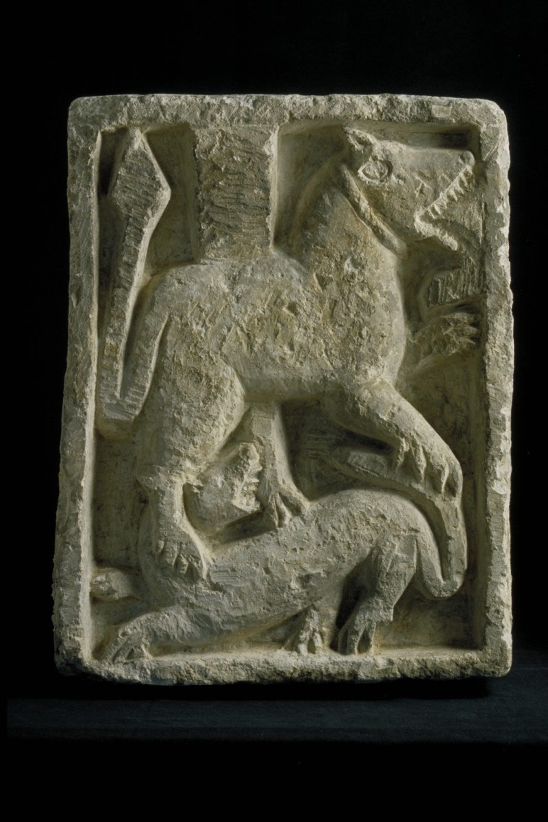 Bas-relief aux lions_0