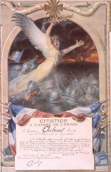 Citation à l'ordre de l'Armée_0