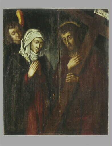 La Vierge et le Christ portant sa croix_0