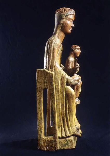 Vierge à l'enfant en majesté ; Sedes sapientiae [siège de la sagesse] (autre titre)_2