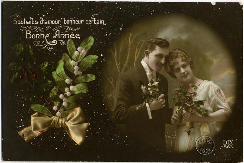 Souhaits d'amour bonheur certain / Bonne Année