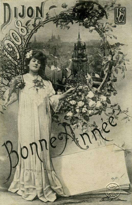 DIJON 1908 Bonne Année, 1908