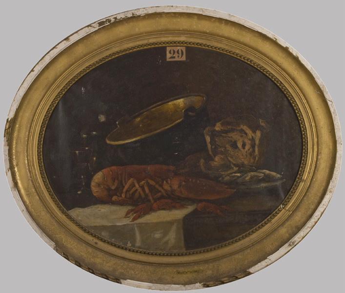 Nature morte, Etienne Maxime Vallee, 4e quart 19e siècle