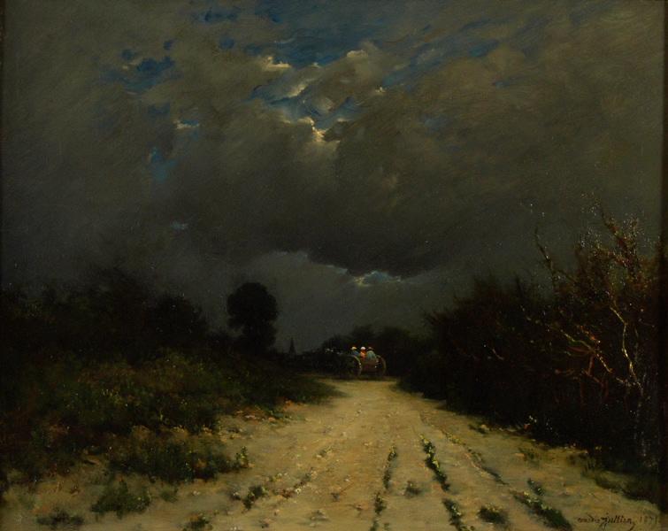 Le Retour du marché, Amédée Jullien, 1875