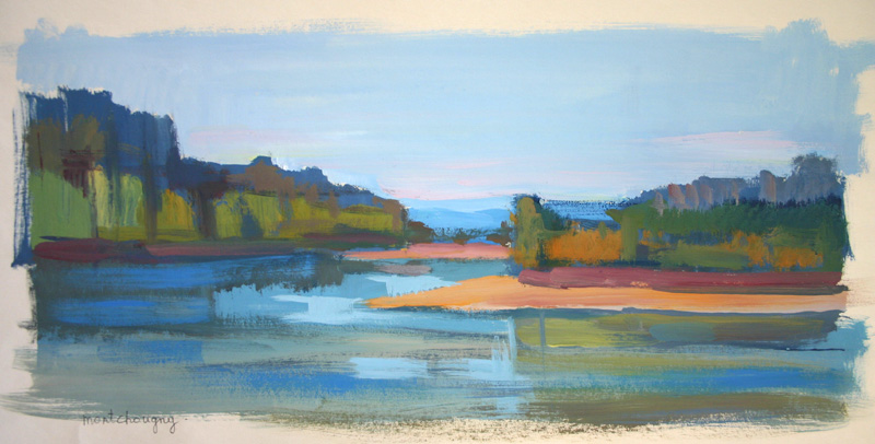 Automne sur la Loire, Jean Montchougny, 1961 /11 /02