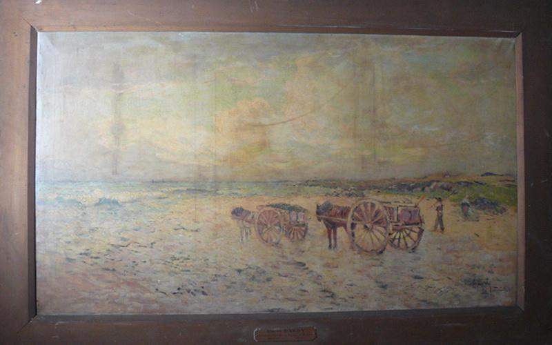 Voitures de Goëmon aux environs du Pouldu (Bretagne)_0