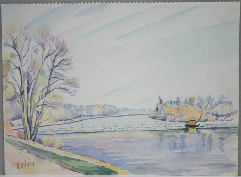 Le barrage à saumon, René Giblin, 1986 /03 /16