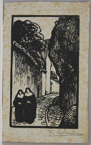 Rue du cloître Saint Cyr à Nevers, Fernand Chalandre, 1er quart 20e siècle