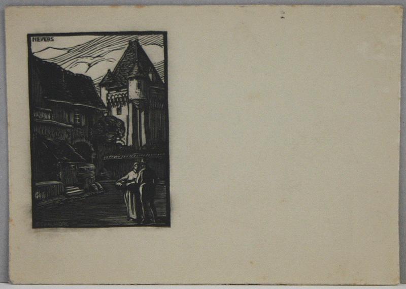 La porte du Croux à Nevers, Fernand Chalandre, 1er quart 20e siècle