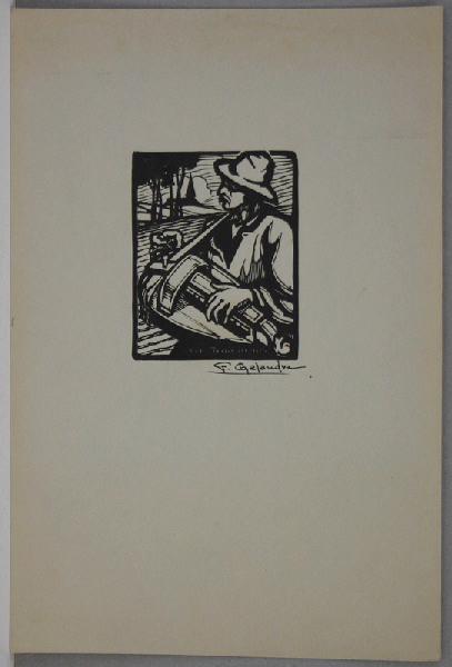 Poèmes : Le vielleux, Fernand Chalandre, 1915