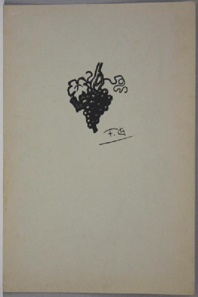 Poèmes : Grappe de raisin, Fernand Chalandre, 1915