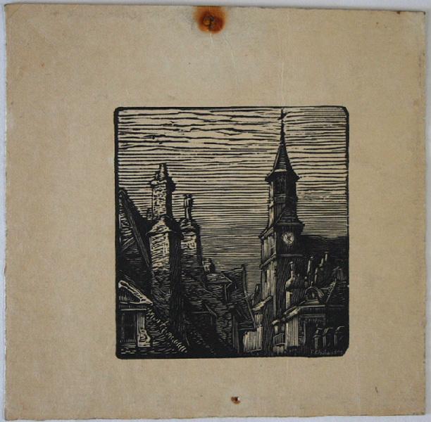 Le beffroi, Nevers, Fernand Chalandre, 1er quart 20e siècle