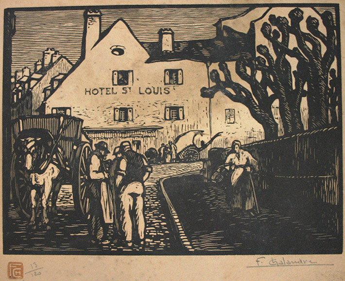 Hôtel Saint-Louis à Nevers, Fernand Chalandre, 1er quart 20e siècle