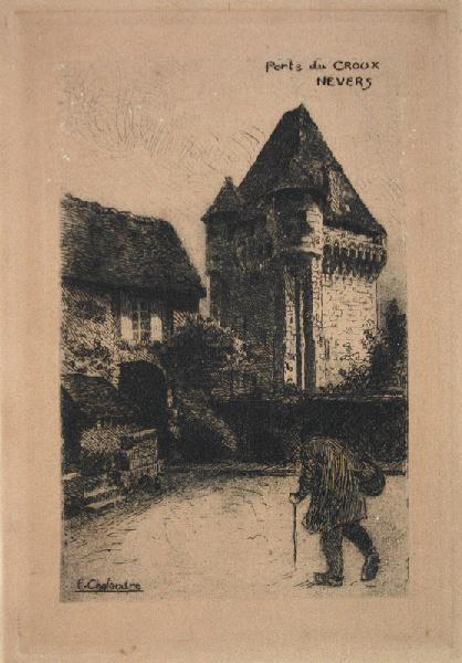 La porte du Croux à Nevers, Fernand Chalandre, 1er quart 20e siècle