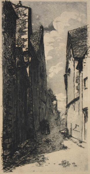 La rue des Ouches à Nevers, Fernand Chalandre, 1er quart 20e siècle