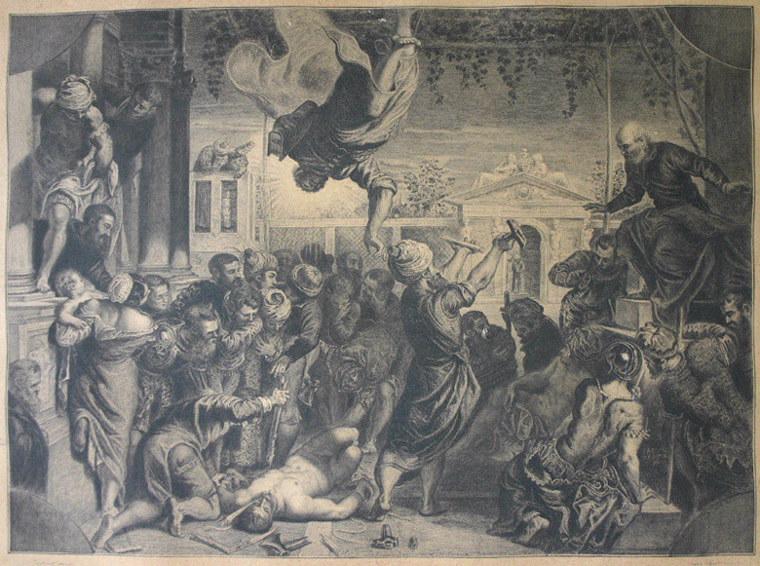 Le miracle de saint Marc délivrant l'esclave (d'après Le Tintoret)_0