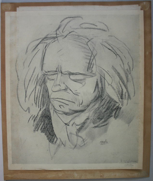 Portrait de Beethoven, Bernard Naudin, 1ère moitié 20e siècle