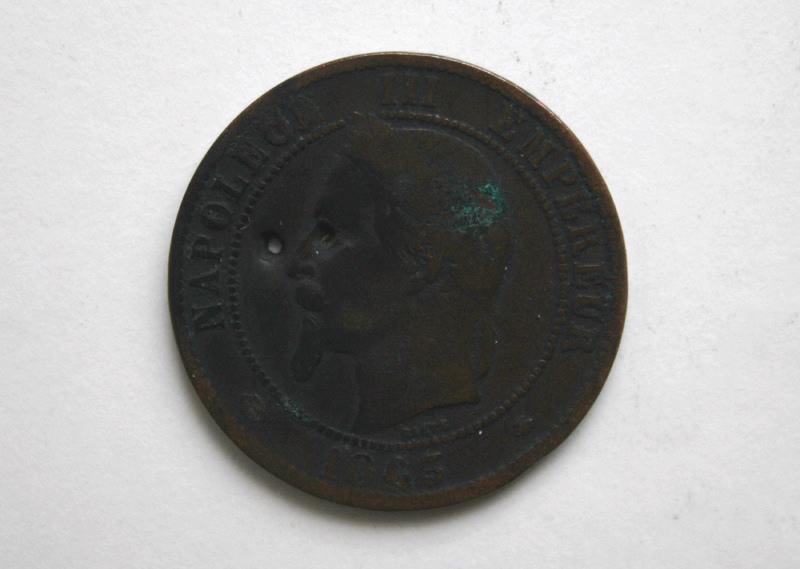 Pièce de 10 centimes, Napoléon III (1863) (effigie de Napoléon III)_0