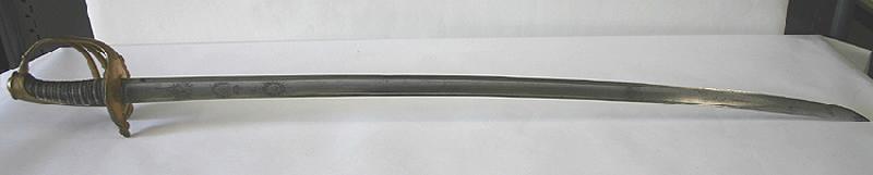 Sabre de cavalerie des gardes du corps du roi_2