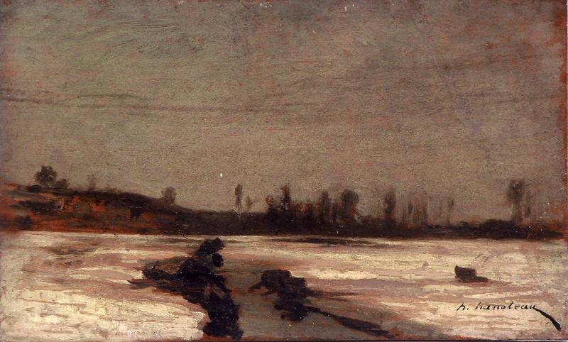 Effet de neige, Hector Hanoteau, 19e siècle