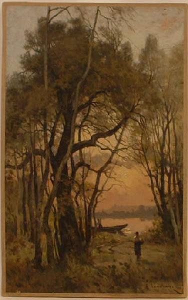 Crépuscule, Hector Hanoteau, 19e siècle