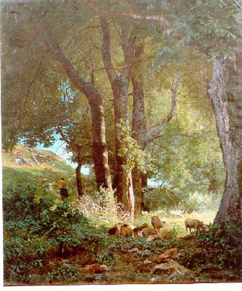 La scierie à Corbigny ; Sous les arbres (autre titre)_0