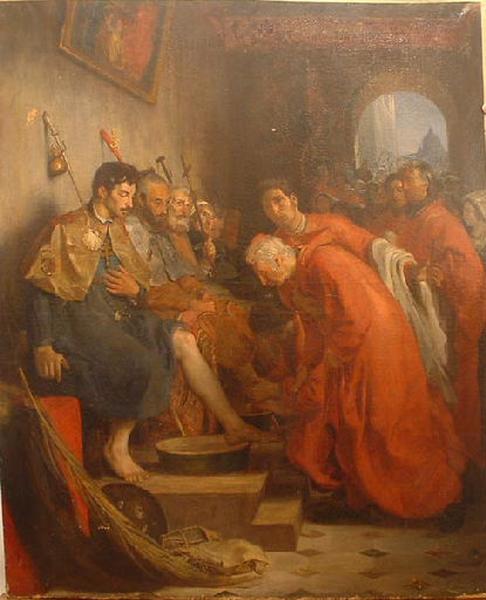 Le Lavement des pieds à Rome ; Une cérémonie de l'année sainte, à Rome (autre titre)_0