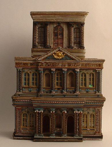 Façade d'architecture classique ; Le Théâtre de l'Ambigu (titre donné par Jean Loynel d'Estrie)_0