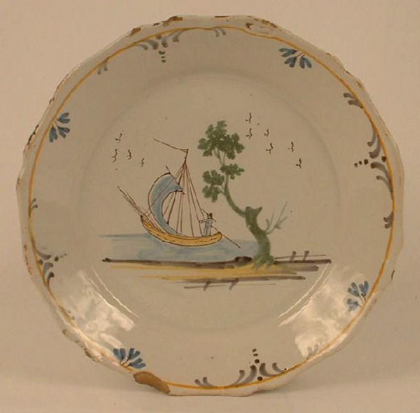 Paysage avec bateau à voile_0