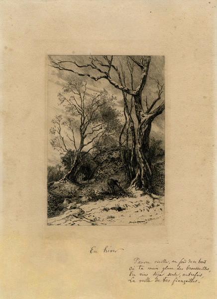En hiver, Tancrède Abraham, 2e moitié 19e siècle