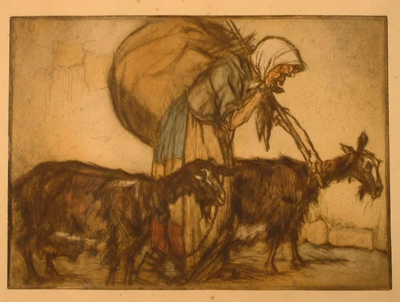 La femme aux deux chèvres, Armand Coussens